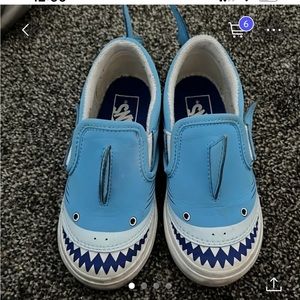 Vans shark shoes